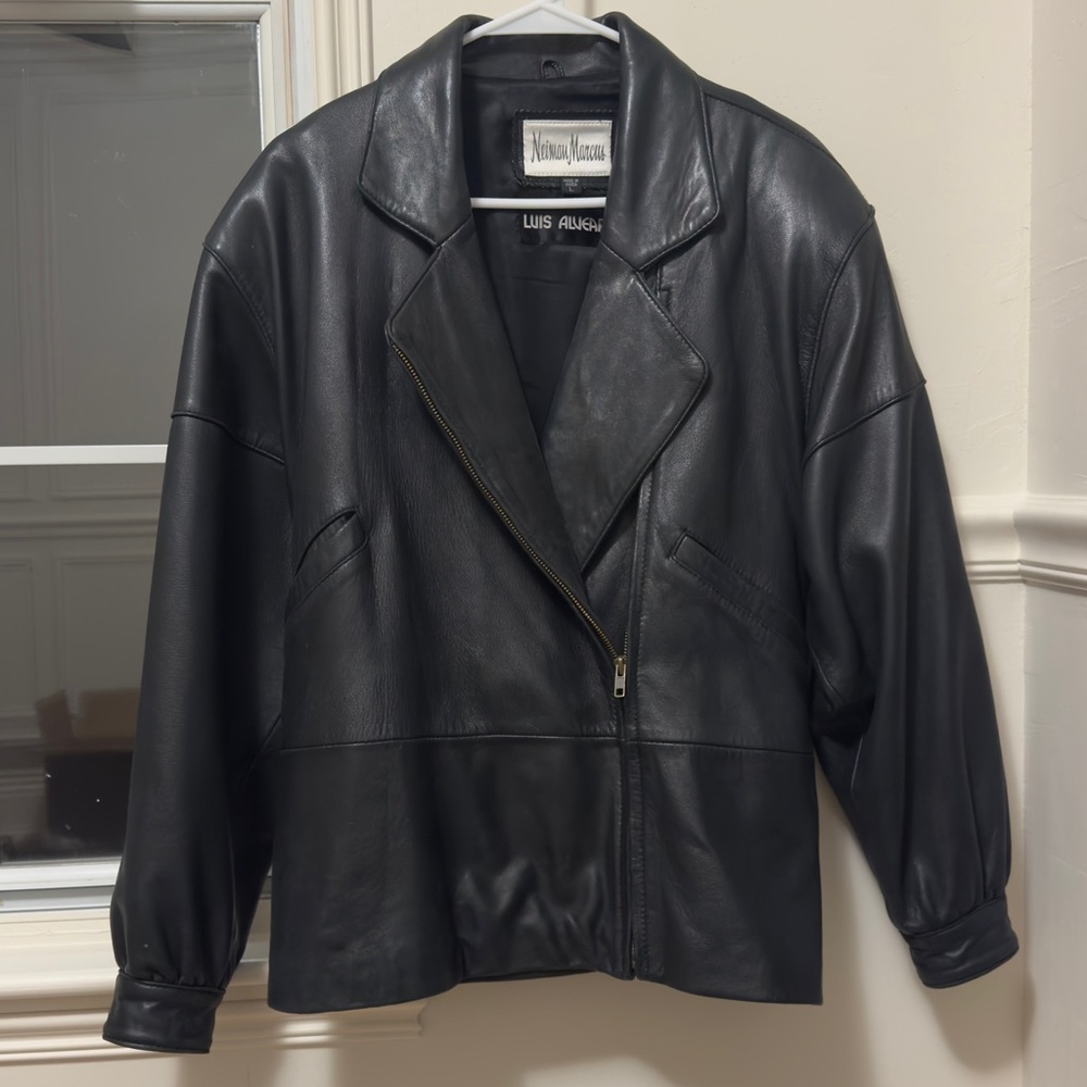 Vintage Neiman Marcus Black Leather Jacket